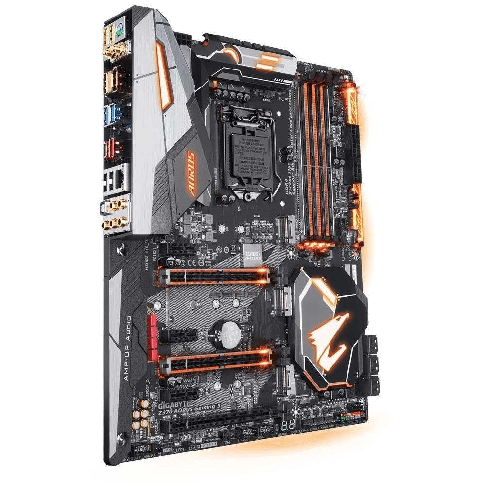 Imagem 4 de 6 do produto Placa-Mãe Gigabyte Z370 Aorus Gaming 5, Intel LGA 1151, ATX, DDR4