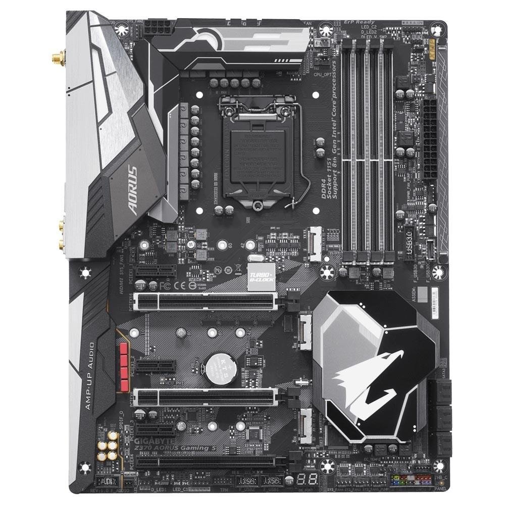 Imagem 5 de 6 do produto Placa-Mãe Gigabyte Z370 Aorus Gaming 5, Intel LGA 1151, ATX, DDR4