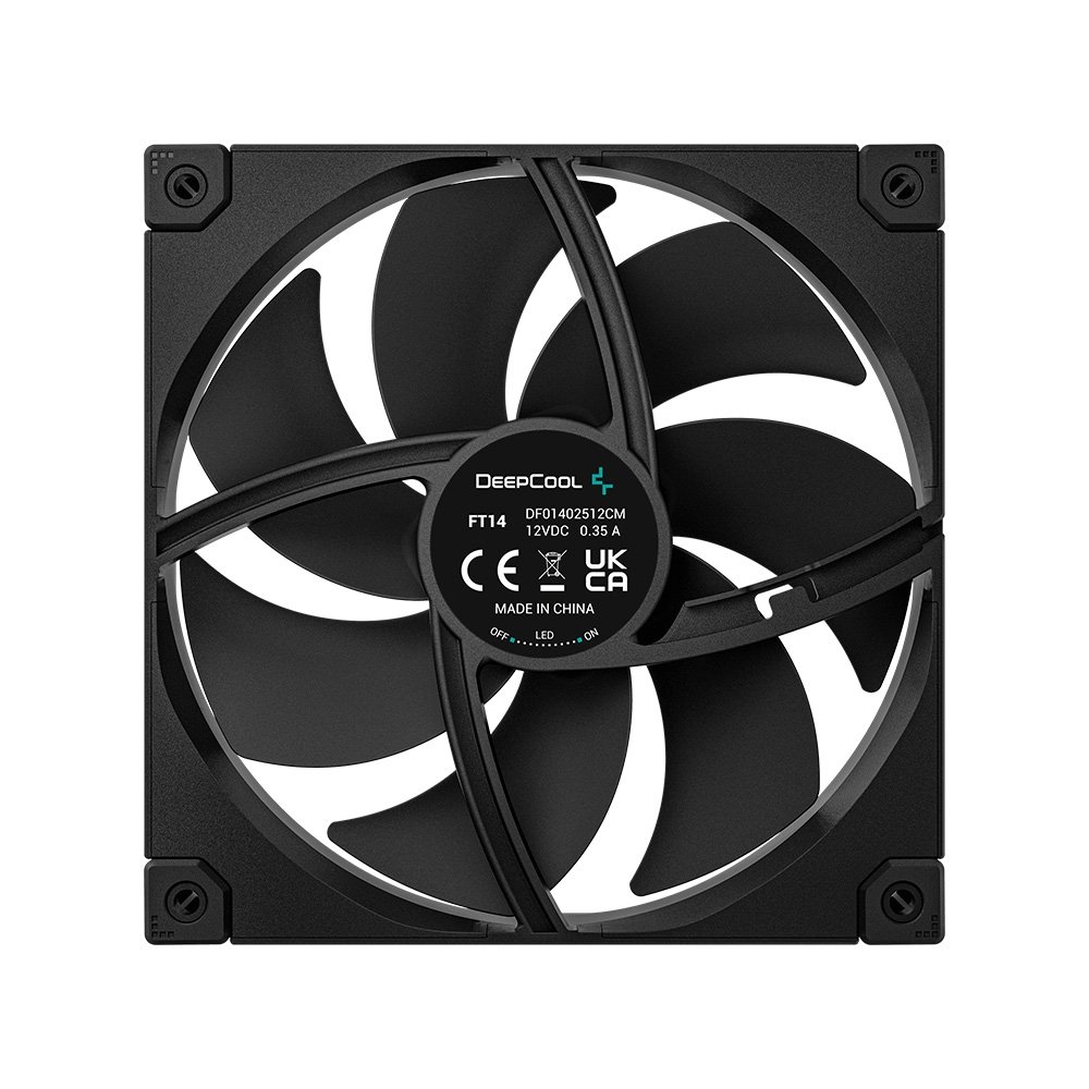 Fan DeepCool FT14 140mm LED Branco | KaBuM!