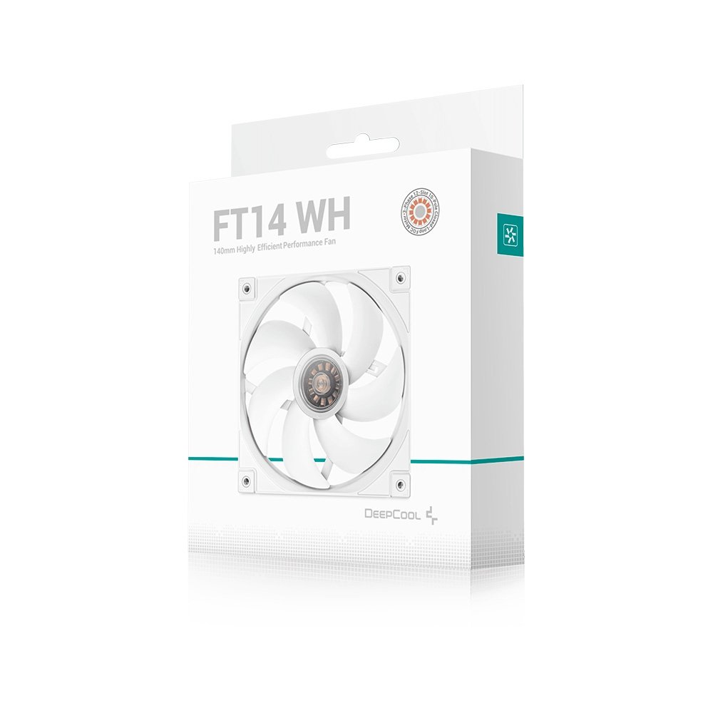 Ventoinha DeepCool FT14, 140mm, Branca - R-FT14-WHWPN1-G - view 6