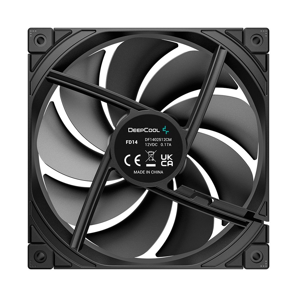 Kit Fan DeepCool FD14 140mm Preto | KaBuM!