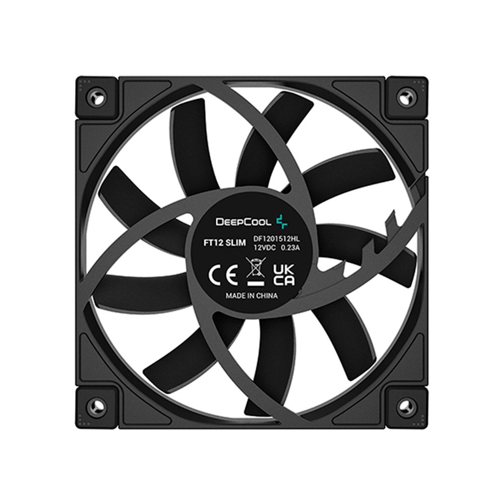 Ventoinha DeepCool FT12 Slim, 120mm, Preta - R-FT12SLIM-BKWPN1-G - view 2