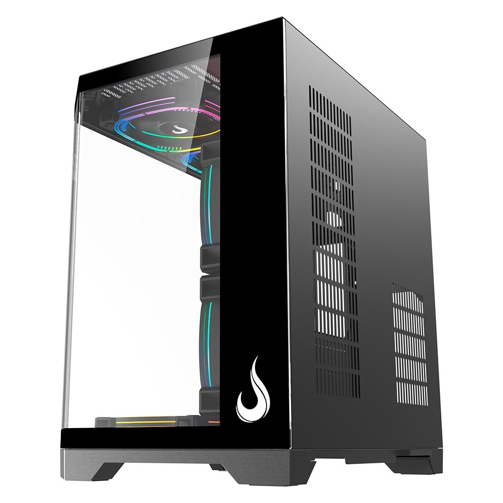 Gabinete Gamer Rise Mode Zeus Glass Screen 01, Mid Tower, M-ATX, Display 3.5, Lateral em Vidro, Preto - RM-CA-ZES-01-FB - view 6