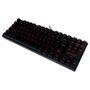 Teclado Mecânico Gamer Redragon Kumara, Anti-Ghosting, LED Vermelho, Switch Outemu Brown, ABNT2, Preto - K552-2 (PT-BROWN)