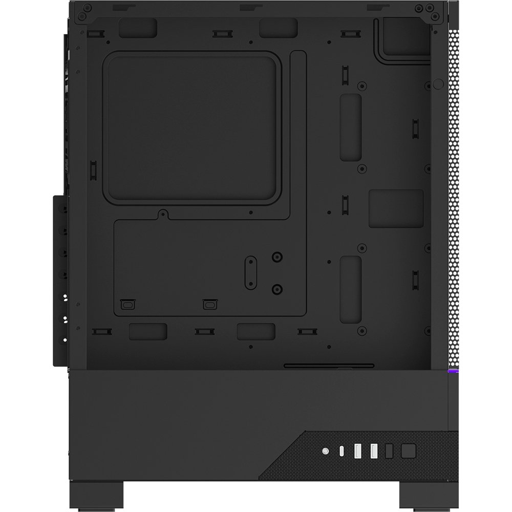 Imagem 7 de 10 do produto Gabinete Gamer Redragon Carbon, Mid Tower, RGB, ATX, Lateral em Vidro Temperado, Sem FANs, Preto - CA-610B