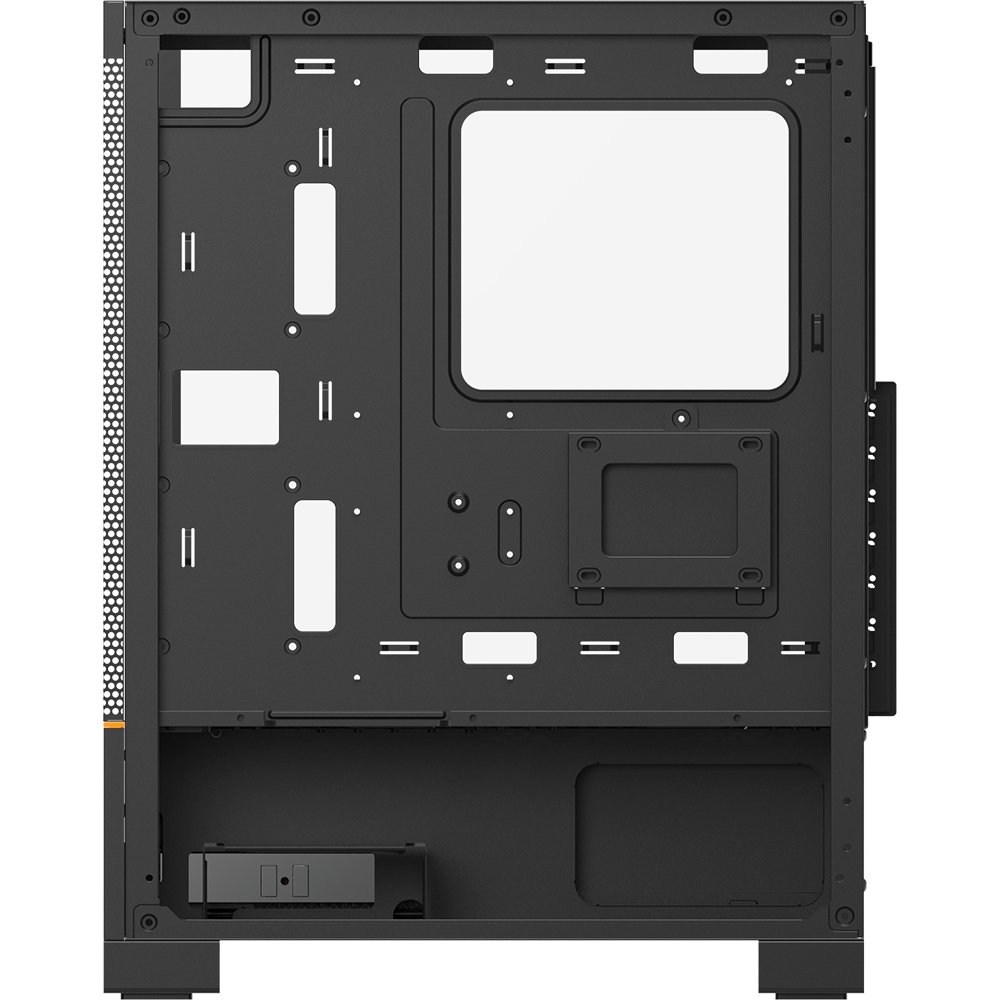 Imagem 5 de 10 do produto Gabinete Gamer Redragon Carbon, Mid Tower, RGB, ATX, Lateral em Vidro Temperado, Sem FANs, Preto - CA-610B