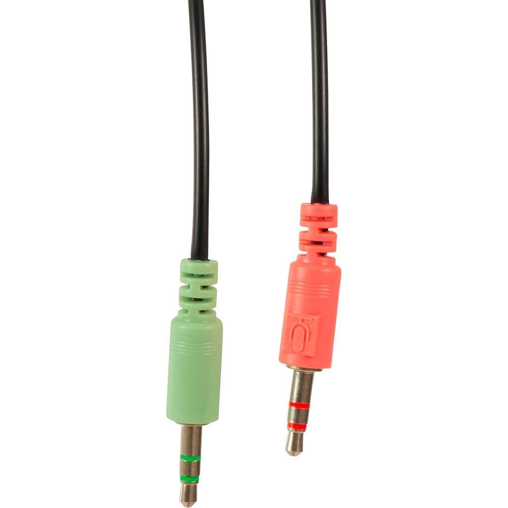 Headset Fortrek Multimídia HSL-102 Preto - 62889 Headset Fortrek Multimídia HSL-102 Preto - 62889