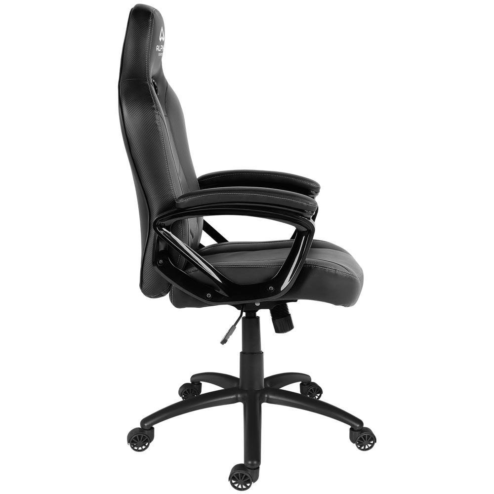 Cadeira Gamer Alpha Gamer Kappa, Até 150 kg, Apoio de Braço Acolchoado, Cilindro de Gás Classe 4, Preto - AGKAPPA-BK Cadeira Gamer Alpha Gamer Kappa, Até 150 kg, Apoio de Braço Acolchoado, Cilindro de Gás Classe 4, Preto - AGKAPPA-BK