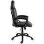 Cadeira Gamer Alpha Gamer Kappa, Até 150 kg, Apoio de Braço Acolchoado, Cilindro de Gás Classe 4, Preto - AGKAPPA-BK