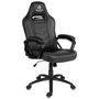 Cadeira Gamer Alpha Gamer Kappa, Até 150 kg, Apoio de Braço Acolchoado, Cilindro de Gás Classe 4, Preto - AGKAPPA-BK