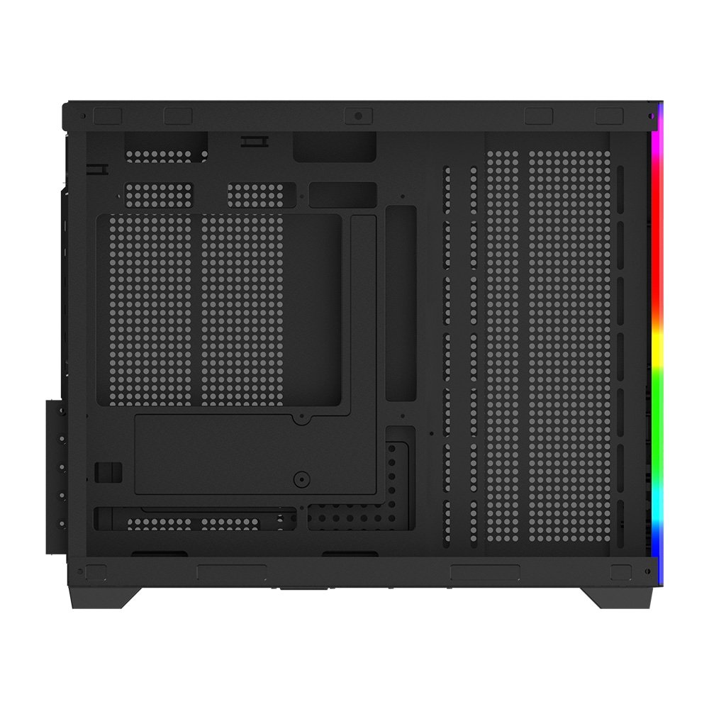 Gabinete Gamer Redragon Wideload Mini Lite RGB, Mini Tower, M-ATX, Sem Fans, Preto - CA-611B - view 16