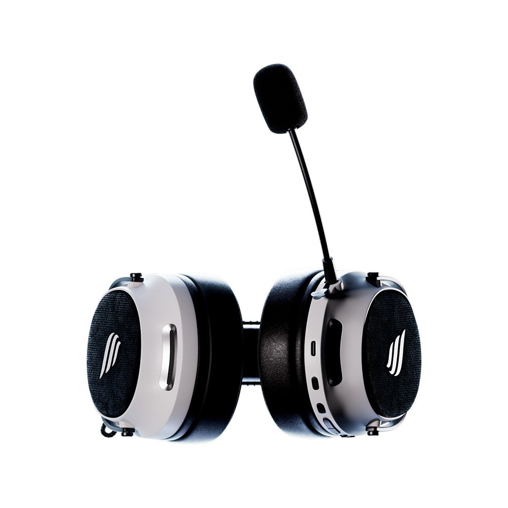 Headset Gamer Sem Fio Fallen Morcego Pro Wireless, 7.1 Virtual, Surround, Bluetooth 5.2, Microfone Destacável, Branco - HE00061 - view 4