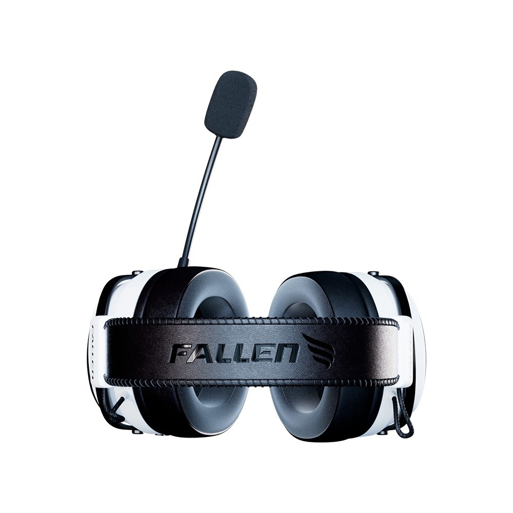 Headset Gamer Sem Fio Fallen Morcego Pro Wireless, 7.1 Virtual, Surround, Bluetooth 5.2, Microfone Destacável, Branco - HE00061 - view 8