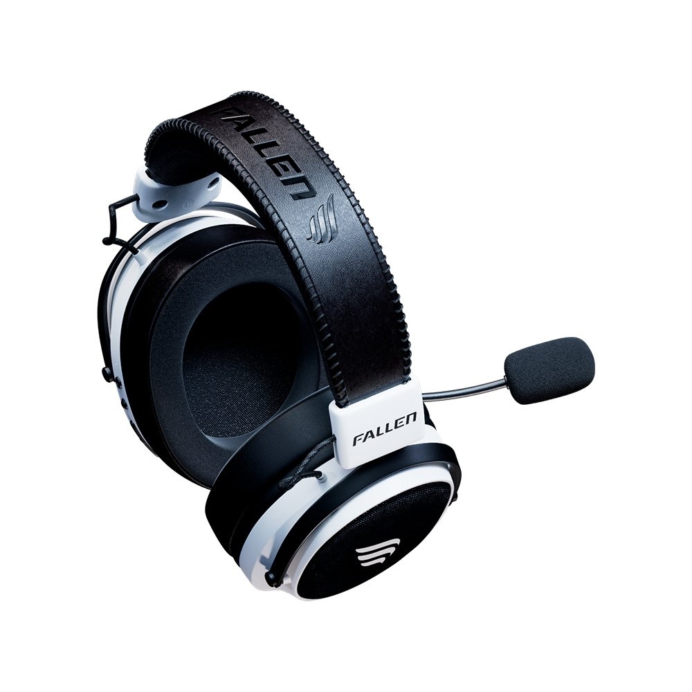 Headset Gamer Sem Fio Fallen Morcego Pro Wireless, 7.1 Virtual, Surround, Bluetooth 5.2, Microfone Destacável, Branco - HE00061 - view 5