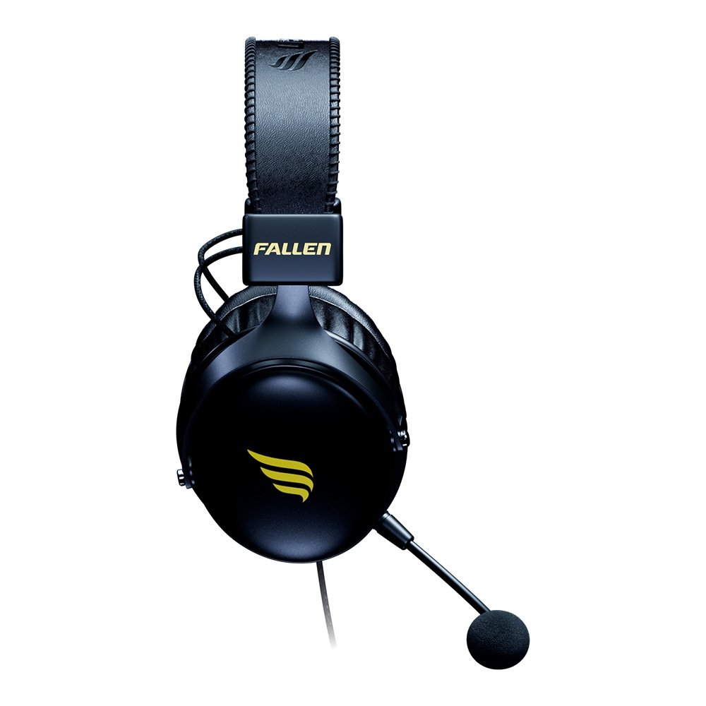 Imagem 3 de 6 do produto Headset Gamer Fallen Morcego V2, Drivers de 53mm, Conexão P3, Multiplataforma, Preto - HE00020