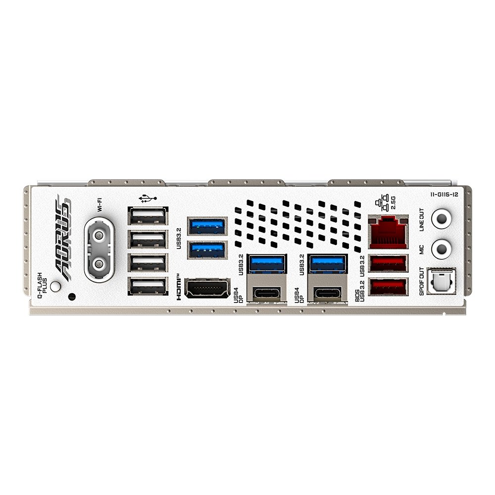 Placa-Mãe Gigabyte X870 AORUS ELITE WF7 ICE, AM5, ATX, DDR5, PCIe 5.0, RGB, Wi-Fi 7, Bluetooth, Branco - X870 A ELITE WF7 ICE Placa-Mãe Gigabyte X870 AORUS ELITE WF7 ICE, AM5, ATX, DDR5, PCIe 5.0, RGB, Wi-Fi 7, Bluetooth, Branco - X870 A ELITE WF7 ICE