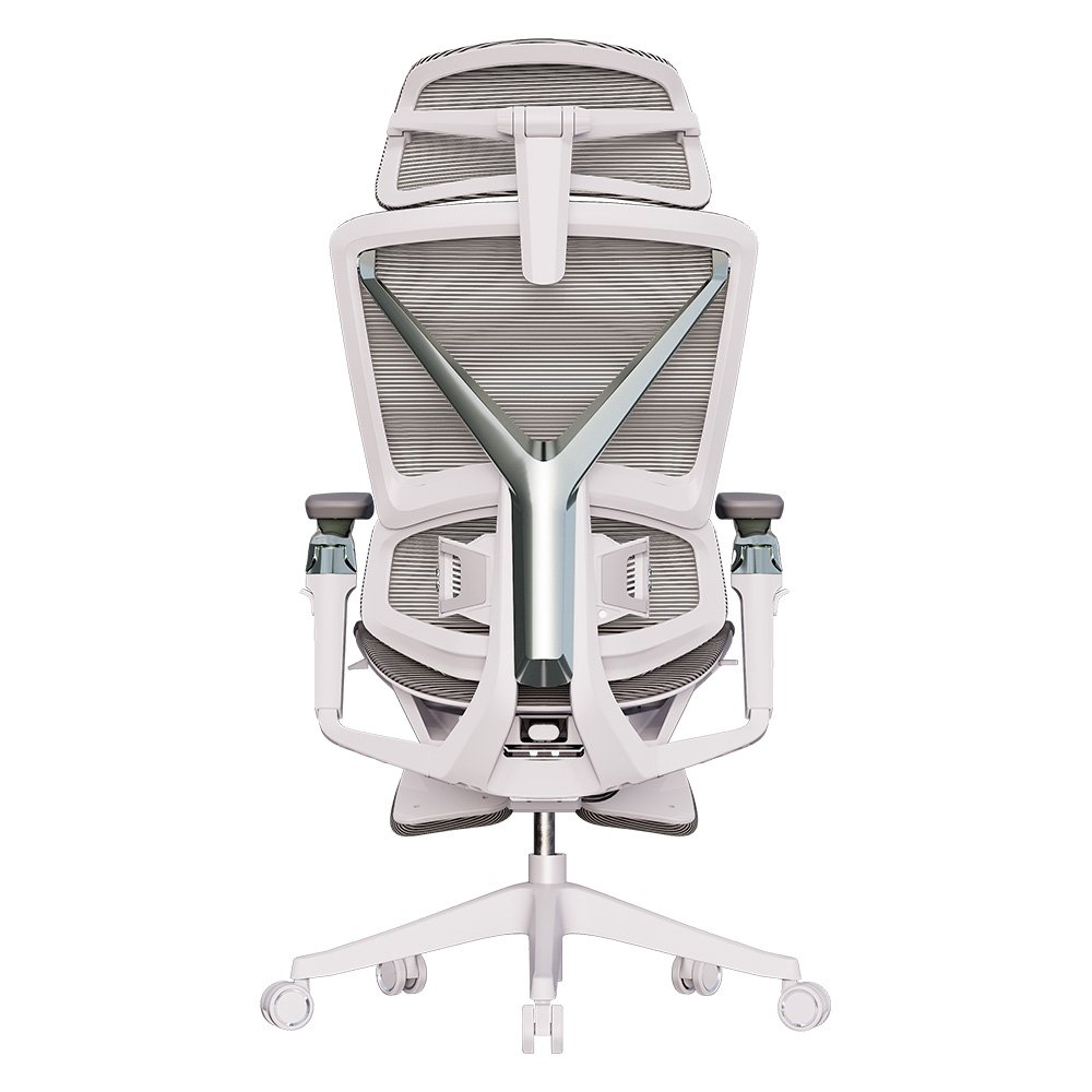 Cadeira Office Elements Calaena, com Massagem, Até 120kg, Reclinável, Malha, Cinza - 72099 - view 4