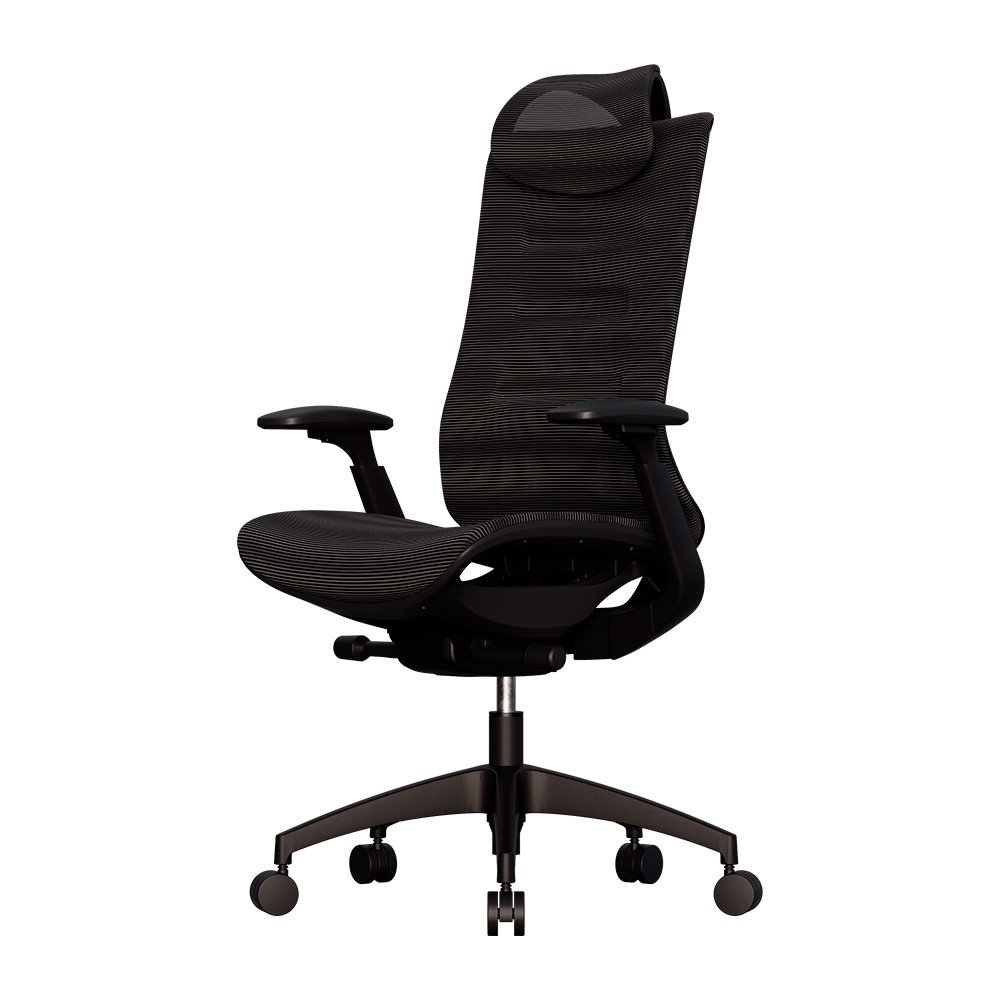 Cadeira Office Elements Etérea, Até 110kg, Reclinável, Malha, Preta - 72116