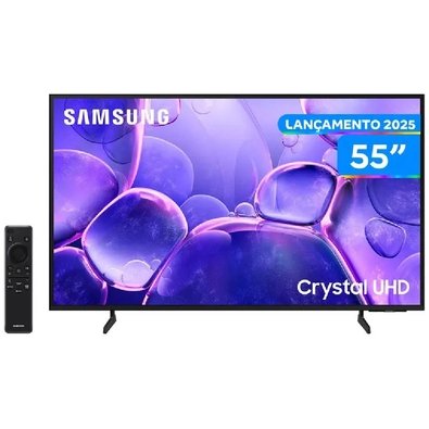 "Smart TV 55"" Samsung 4K UHD Crystal UHD UN55U8600FGXZD Tizen Bixby 3 HDMI"