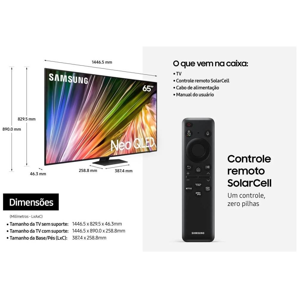 Smart TV 65 4K UHD Neo QLED Samsung 65QN85D 120Hz Wi-Fi Bluetooth - view 5