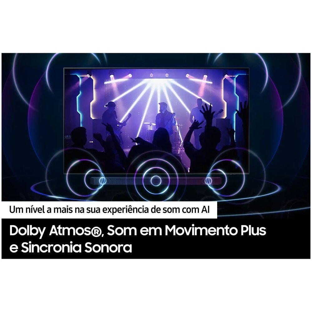 Imagem 6 de 9 do produto Smart TV 65" 8K MINI LED Neo QLED Samsung AI TV QN65QN800 VA 120Hz Wi-Fi Alexa 4 HDMI 3USB