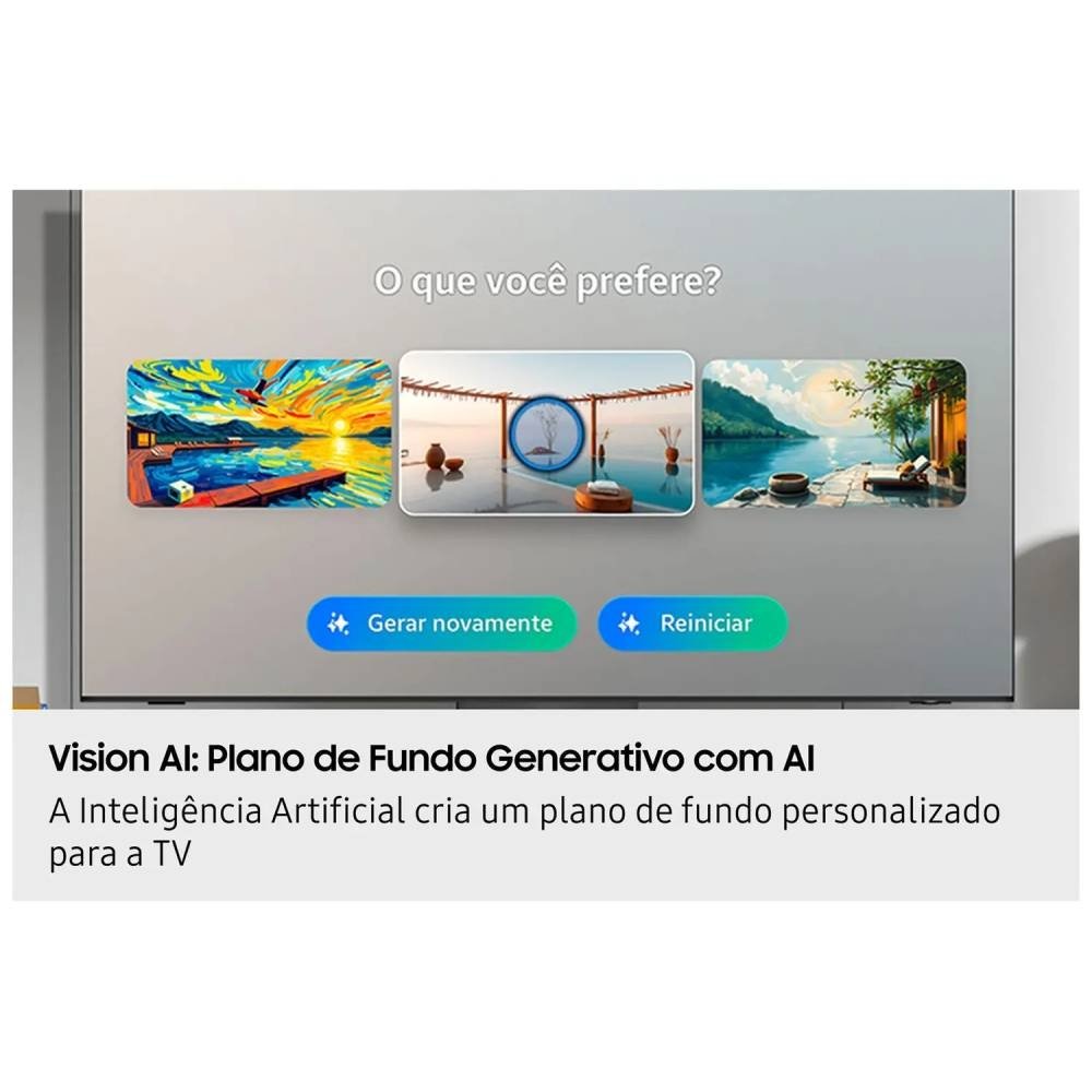 Imagem 3 de 10 do produto Smart TV 65" Samsung 4K QLED QN65Q7FAAGXZD Tizen Q4 AI 3 HDMI