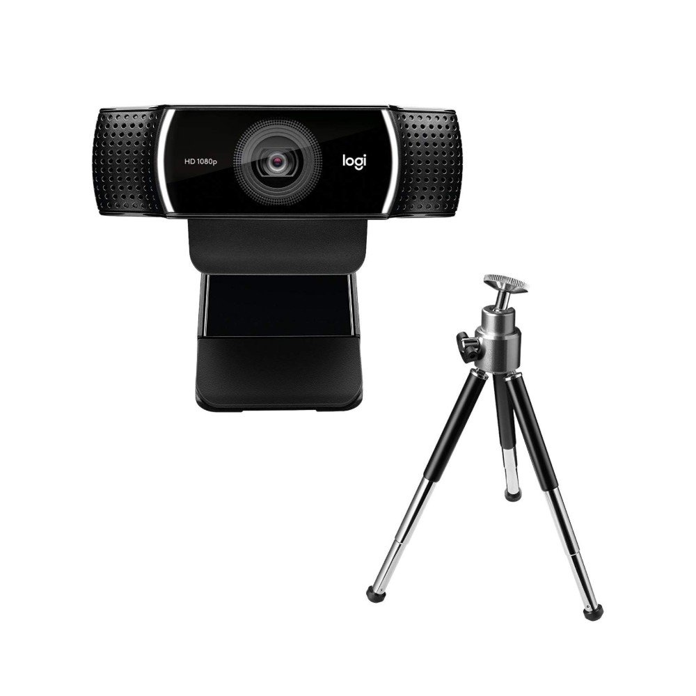 Webcam Full HD Logitech C922 Pro Stream com Microfone Embutido, 1080p e Tripé Incluso, Compatível Logitech Capture - 960-001087 Webcam Full HD Logitech C922 Pro Stream com Microfone Embutido, 1080p e Tripé Incluso, Compatível Logitech Capture - 960-001087