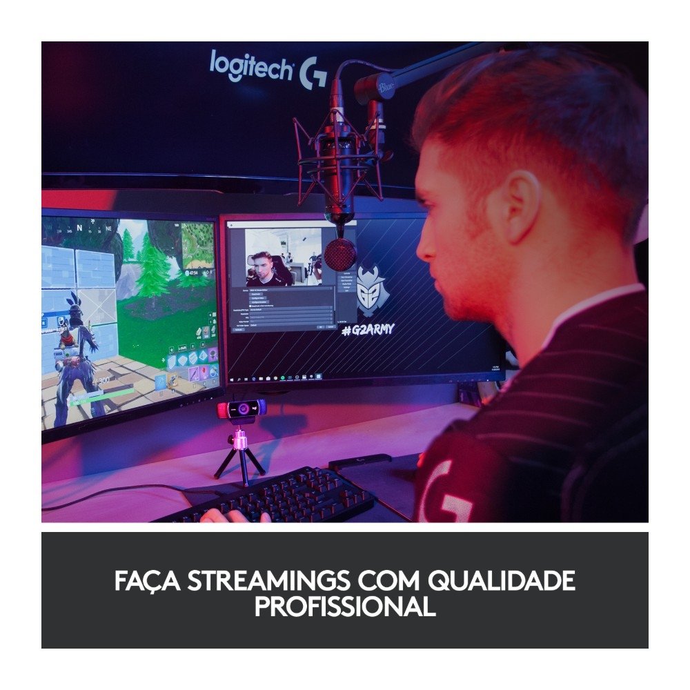 Webcam Full HD ( Balão.info) C922 Pro Stream com Microfone Embutido, 1080p e Tripé Incluso, Compatível ( Balão.info) Capture - 960-( Balão.info - view 3