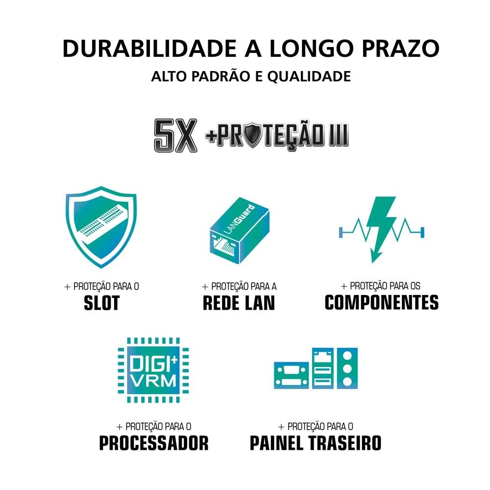 Imagem 11 de 12 do produto Placa-Mãe ASUS Prime A320M-K/BR, AMD AM4, mATX, DDR4, Preto - PRIME A320M-K/BR