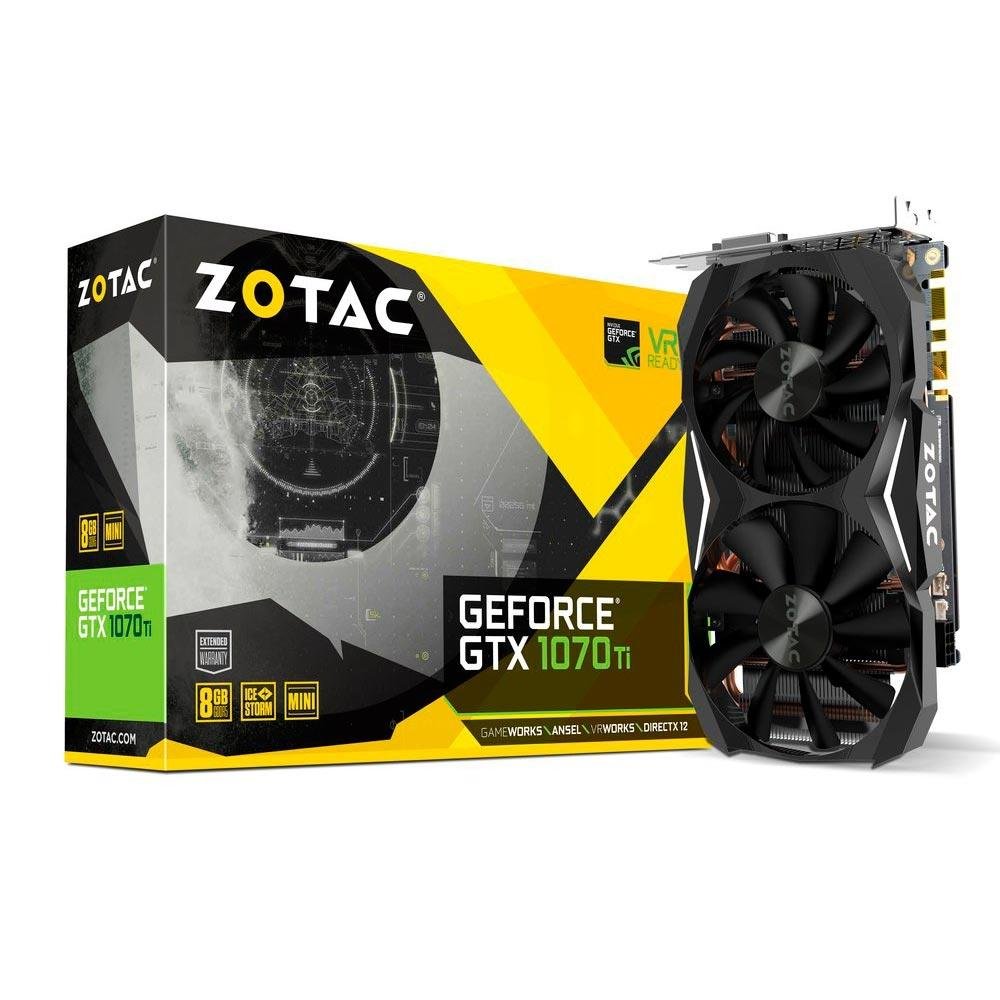Placa de Vídeo Zotac GTX 1070 Ti - ZT-P10710G-10P | KaBuM!