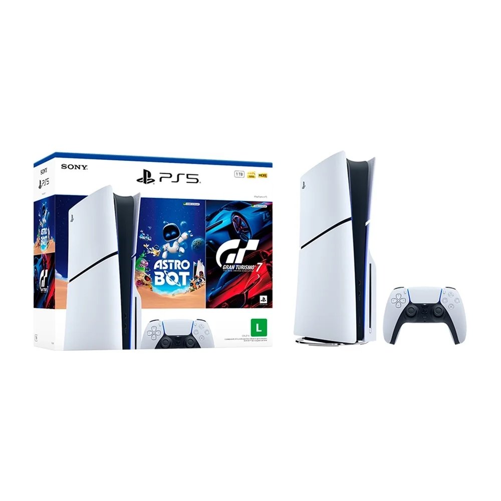 Pack Console PlayStation com Jogos KaBuM!