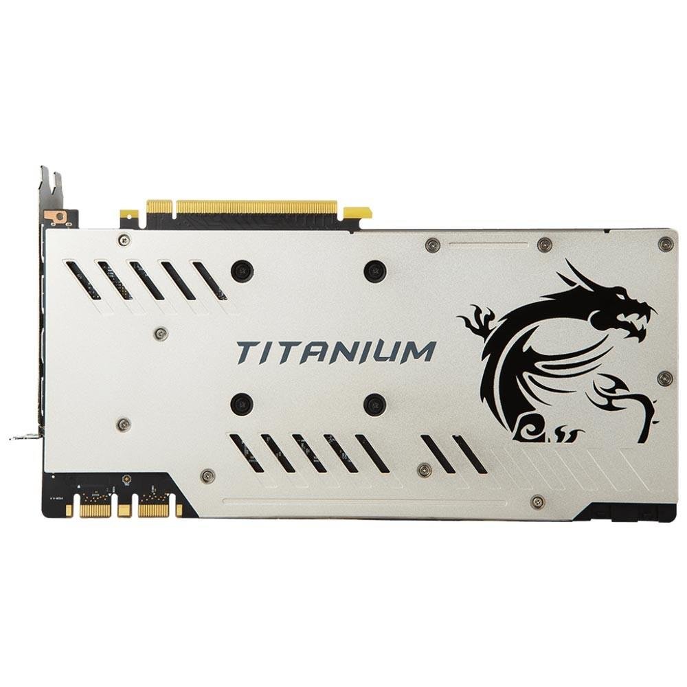 Imagem 4 de 5 do produto Placa de Vídeo MSI NVIDIA GeForce GTX 1070 Ti Titanium 8G, GDDR5