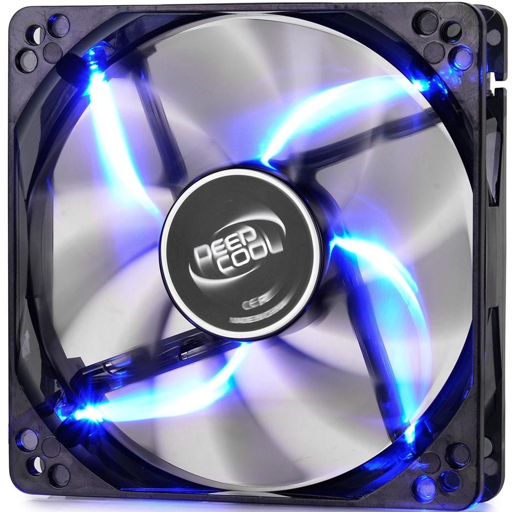 Cooler FAN Deepcool 12cm com LED Branco WIND BLADE 120 WHITE