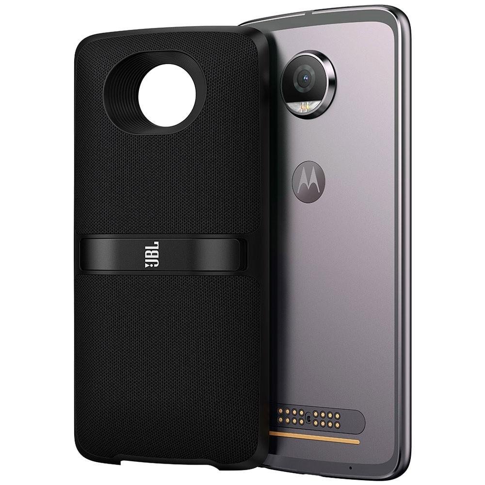 Imagem 8 de 12 do produto Smartphone Motorola Moto Z 2 Play Sound Edition XT1710 Octa Core, Android 7.1, Tela 5,5´, 64GB, 12MP, 4G. Dual Chip, Desbloqueado - Titanium