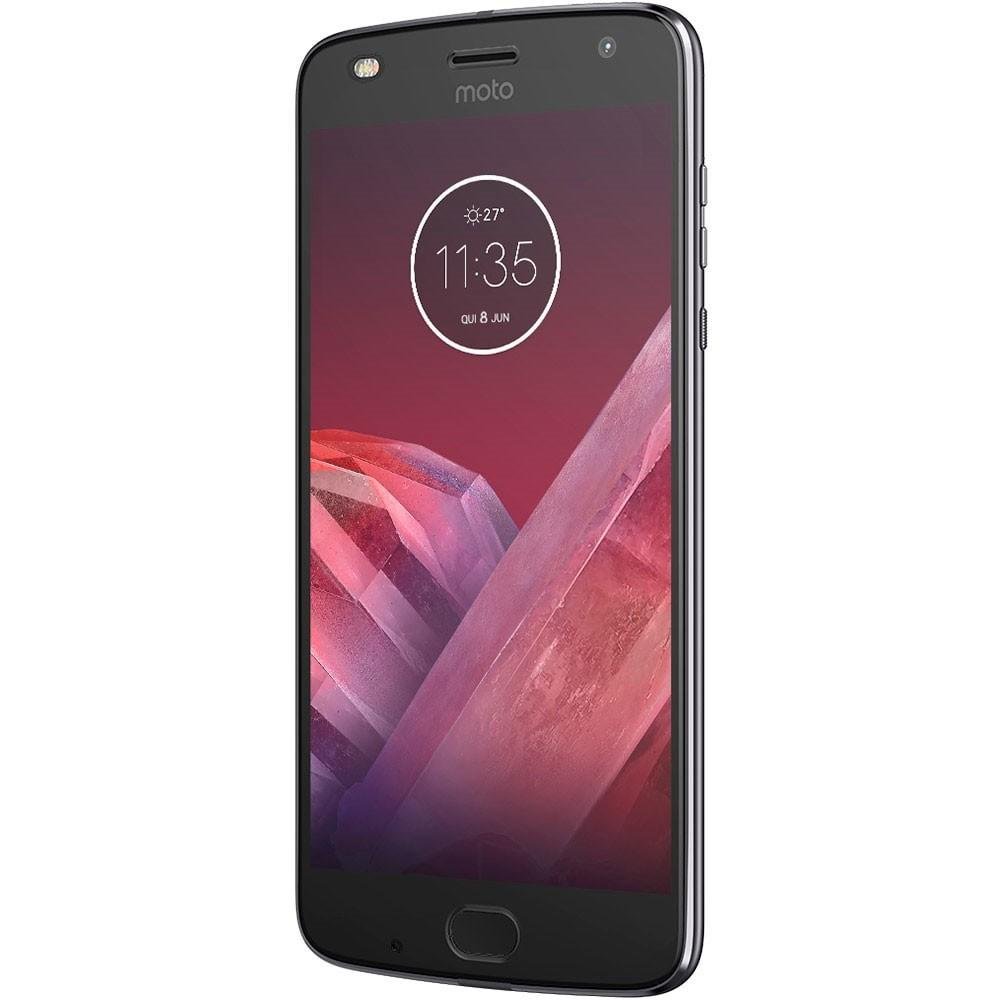 Imagem 5 de 12 do produto Smartphone Motorola Moto Z 2 Play Sound Edition XT1710 Octa Core, Android 7.1, Tela 5,5´, 64GB, 12MP, 4G. Dual Chip, Desbloqueado - Titanium