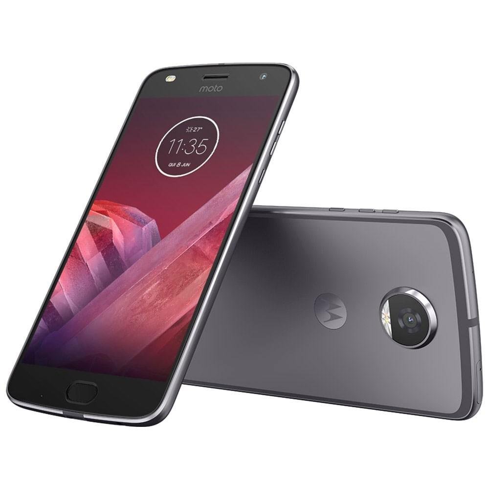 Imagem 3 de 12 do produto Smartphone Motorola Moto Z 2 Play Sound Edition XT1710 Octa Core, Android 7.1, Tela 5,5´, 64GB, 12MP, 4G. Dual Chip, Desbloqueado - Titanium