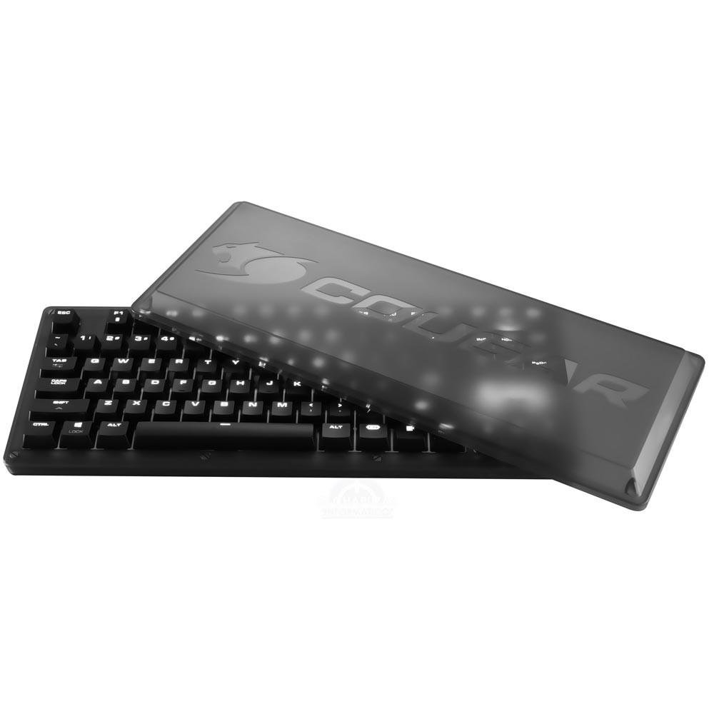Teclado Mecânico Gamer Cougar Puri TKL, LED Branco, Switch Cherry MX Blue, ABNT2 Teclado Mecânico Gamer Cougar Puri TKL, LED Branco, Switch Cherry MX Blue, ABNT2
