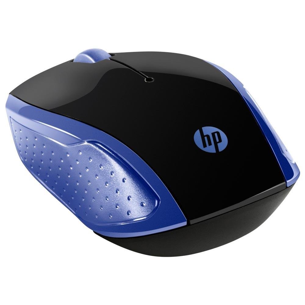Imagem 2 de 3 do produto Mouse HP Sem Fio 200 Oman Azul - 2HU85AA