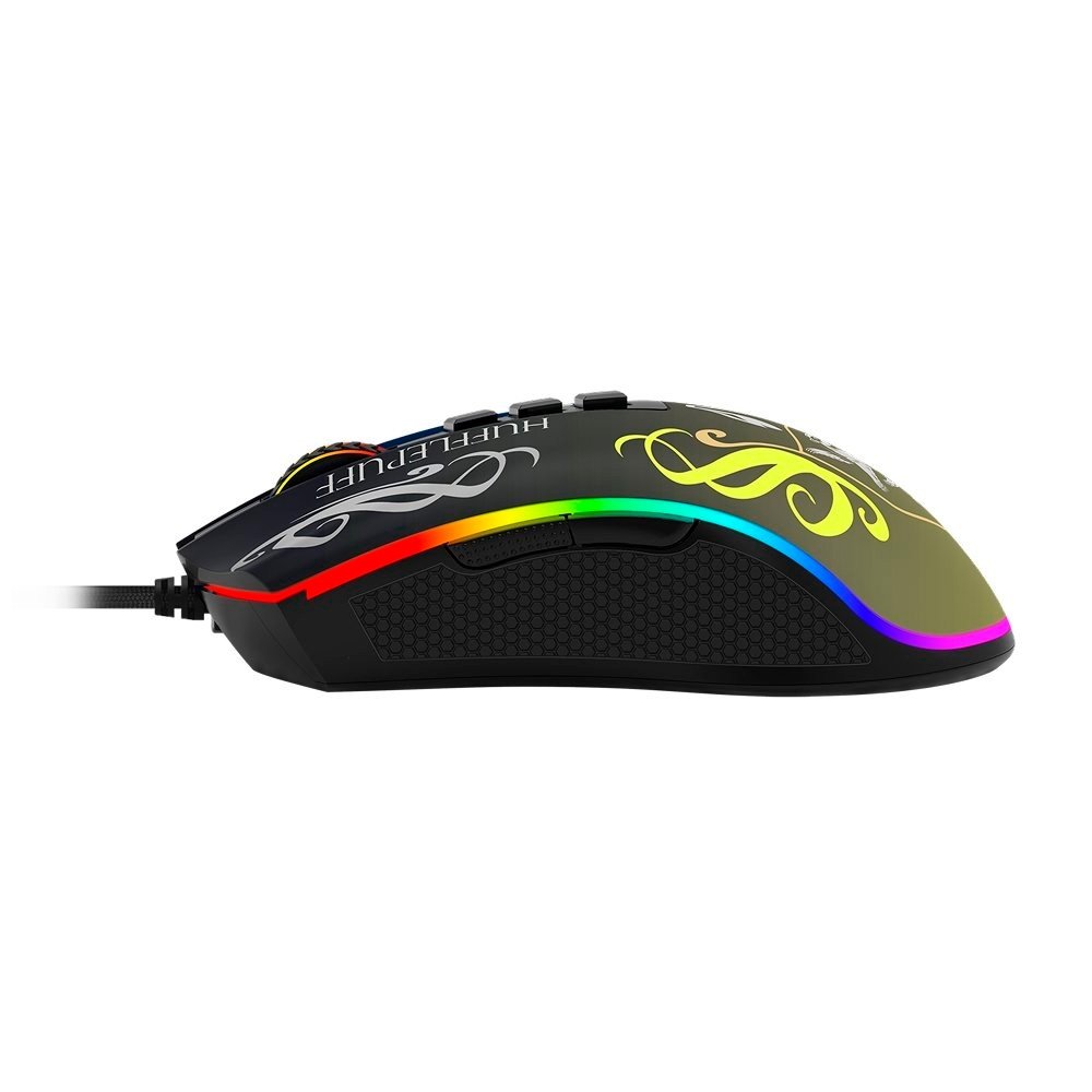 Imagem 5 de 22 do produto Kit Gamer Redragon Harry Potter Lufa-Lufa - Mouse + Mouse Pad + Keycap