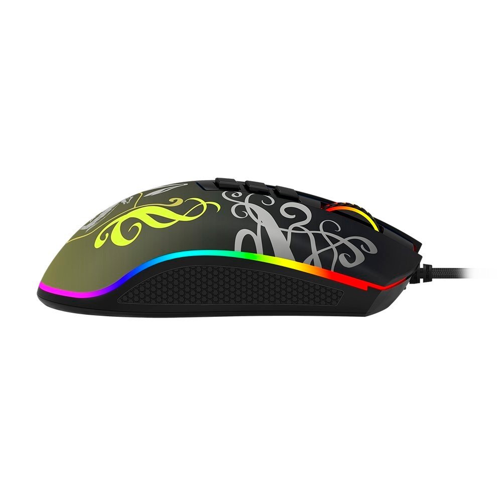 Imagem 6 de 22 do produto Kit Gamer Redragon Harry Potter Lufa-Lufa - Mouse + Mouse Pad + Keycap