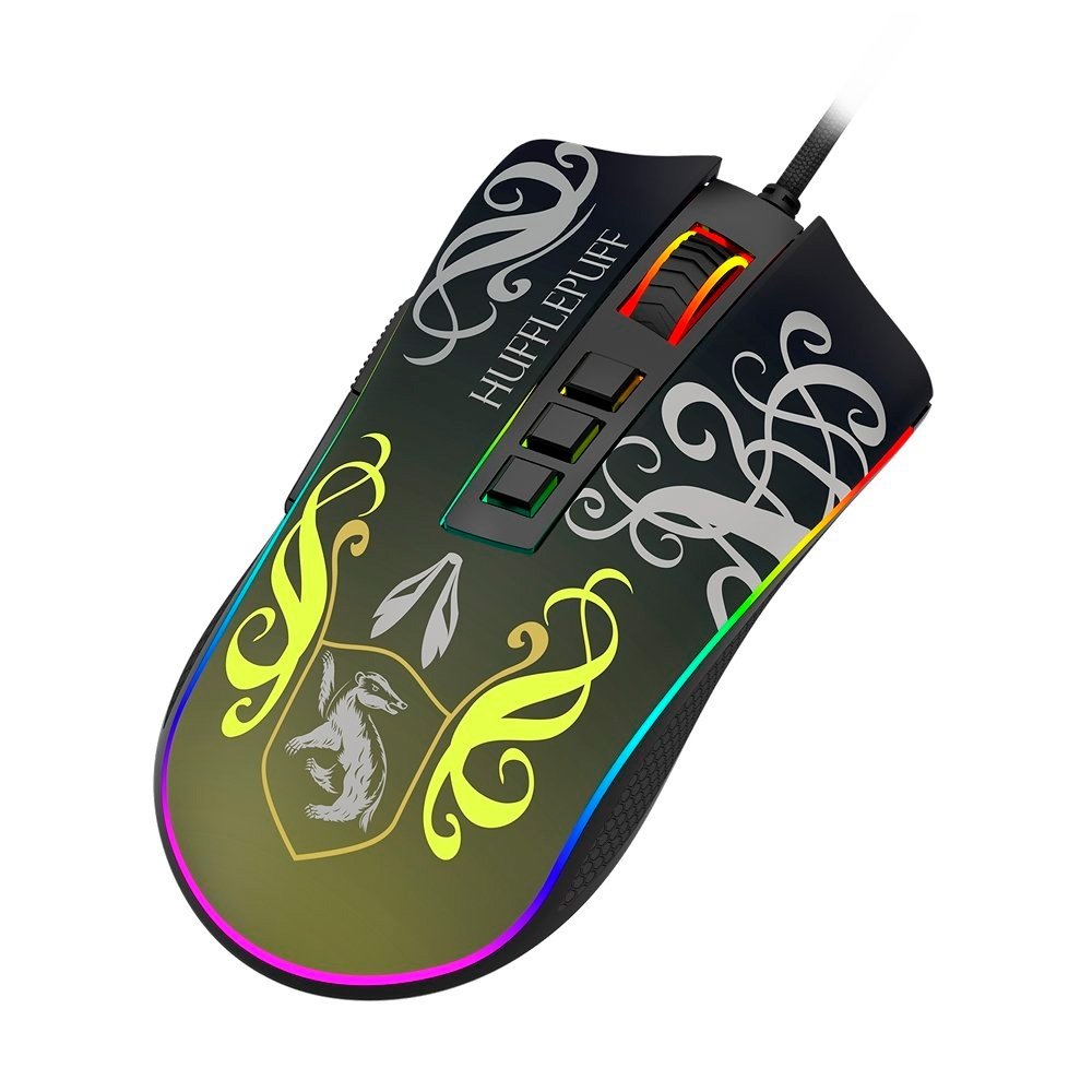 Imagem 7 de 22 do produto Kit Gamer Redragon Harry Potter Lufa-Lufa - Mouse + Mouse Pad + Keycap