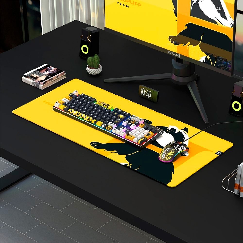 Imagem 22 de 22 do produto Kit Gamer Redragon Harry Potter Lufa-Lufa - Mouse + Mouse Pad + Keycap