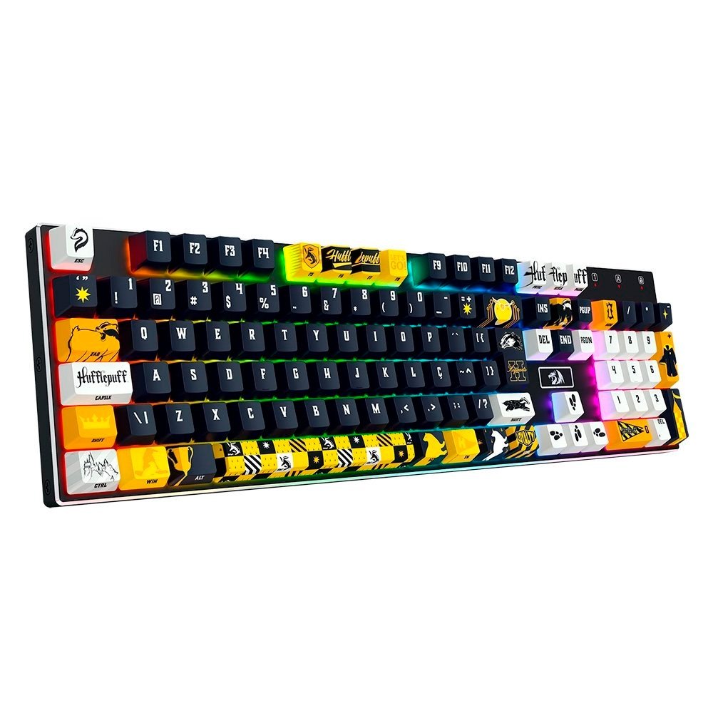 Imagem 19 de 22 do produto Kit Gamer Redragon Harry Potter Lufa-Lufa - Mouse + Mouse Pad + Keycap