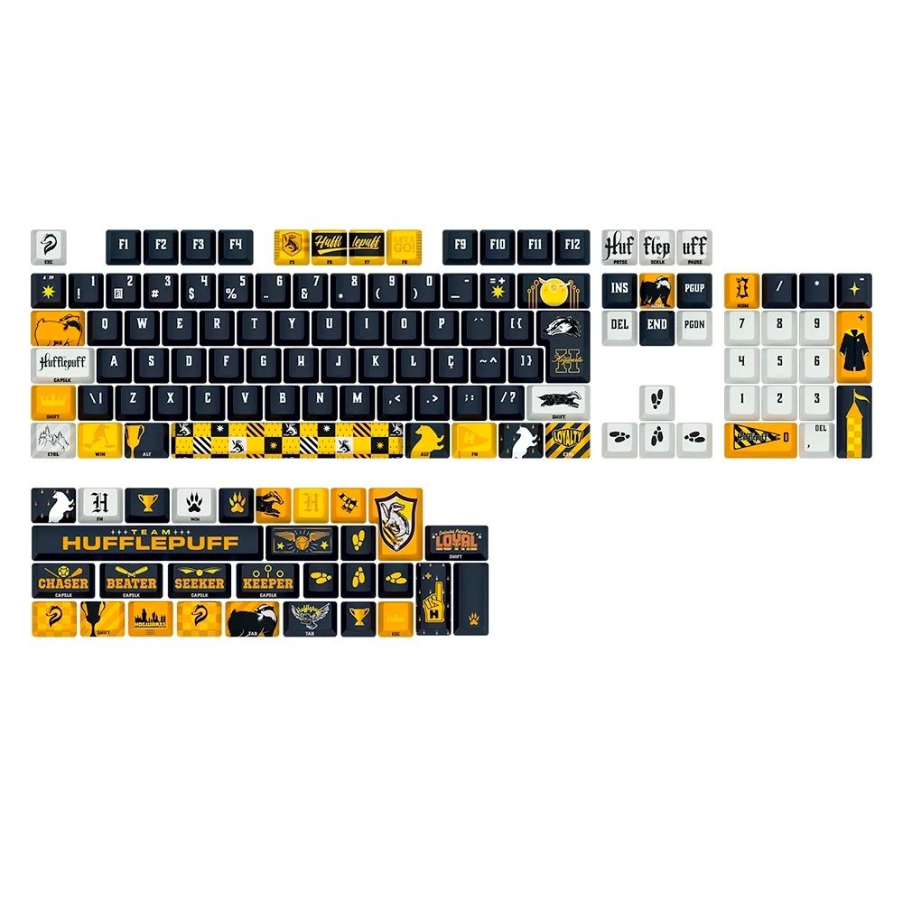 Imagem 15 de 22 do produto Kit Gamer Redragon Harry Potter Lufa-Lufa - Mouse + Mouse Pad + Keycap