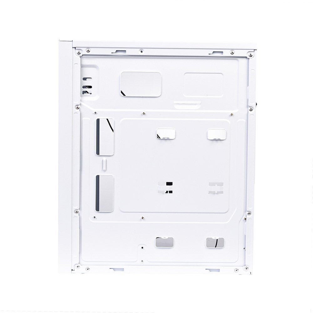 Imagem 8 de 10 do produto Gabinete Gamer Round5 Syndra, Mid Tower, ATX, Lateral em Vidro, Frente Mesh, Branco - R5-SYNDRA-W-2184