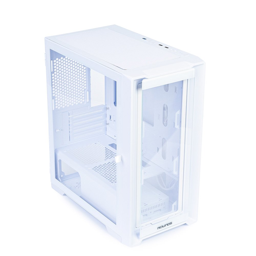 Gabinete Gamer Round5 Astra, Mini Tower, M-ATX, Lateral em Vidro, Branco - R5-ASTRA-W-2186 - view 3