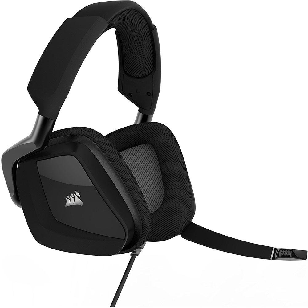 Headset Gamer Corsair Dolby 7.1 RGB Carbon Void Pro | KaBuM!