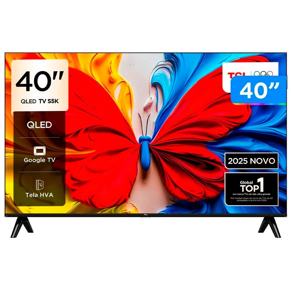 Smart TV 40"" TCL Full HD QLED 40S5K Google TV 2 HDMI - view 10