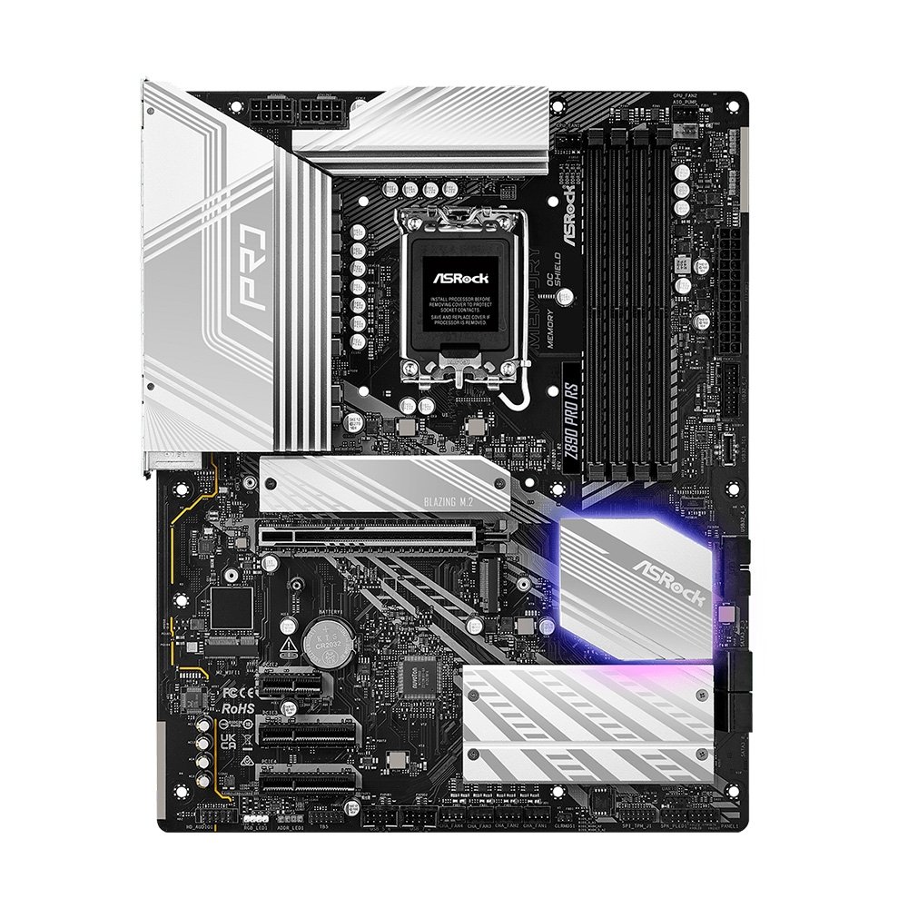 Placa-Mãe ASRock Z890 Pro RS, Intel LGA1851 Z890, ATX, DDR5 - 90-MXBP10-A0UAYZ 5