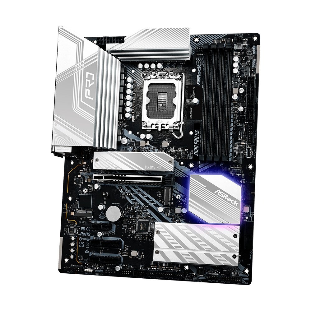 Placa-Mãe ASRock Z890 Pro RS, Intel LGA1851 Z890, ATX, DDR5 - 90-MXBP10-A0UAYZ 8
